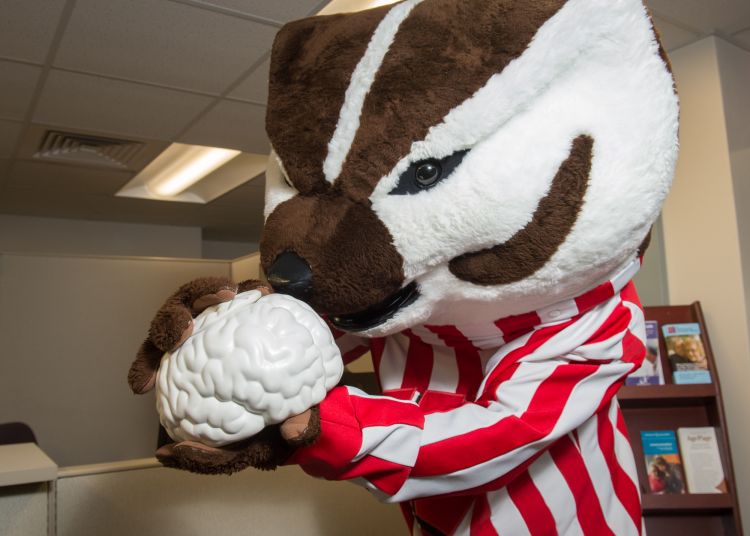 Bucky at the Alzheimer's Disease Research Center