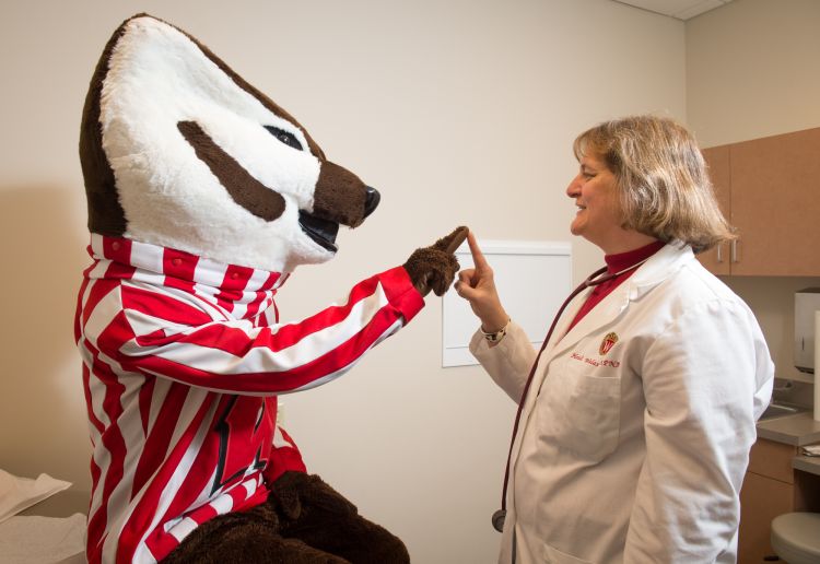 Bucky Badger and Alzheimer's disease research