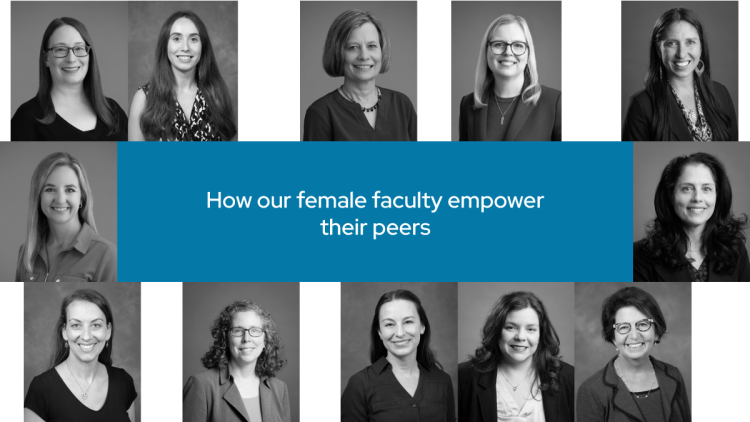 Headshots of all the women who participated in the featured WIMM video