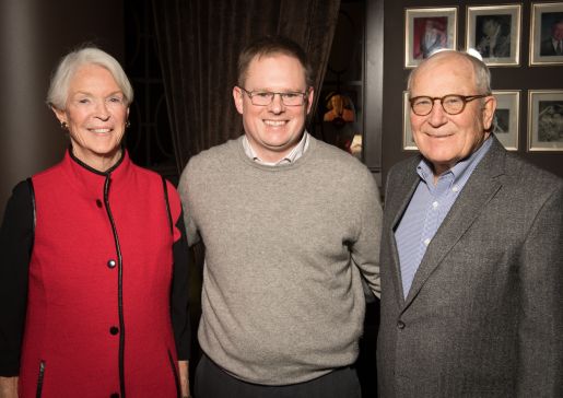 Ellen Johnson, Toby Campbell, MD, and Peter O. Johnson