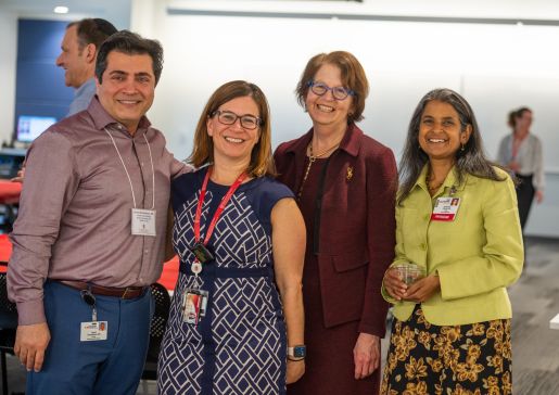 Drs. Hamid Emamakoo, Kari Wisinski, Lynn Schnapp and Shobhina Chheda